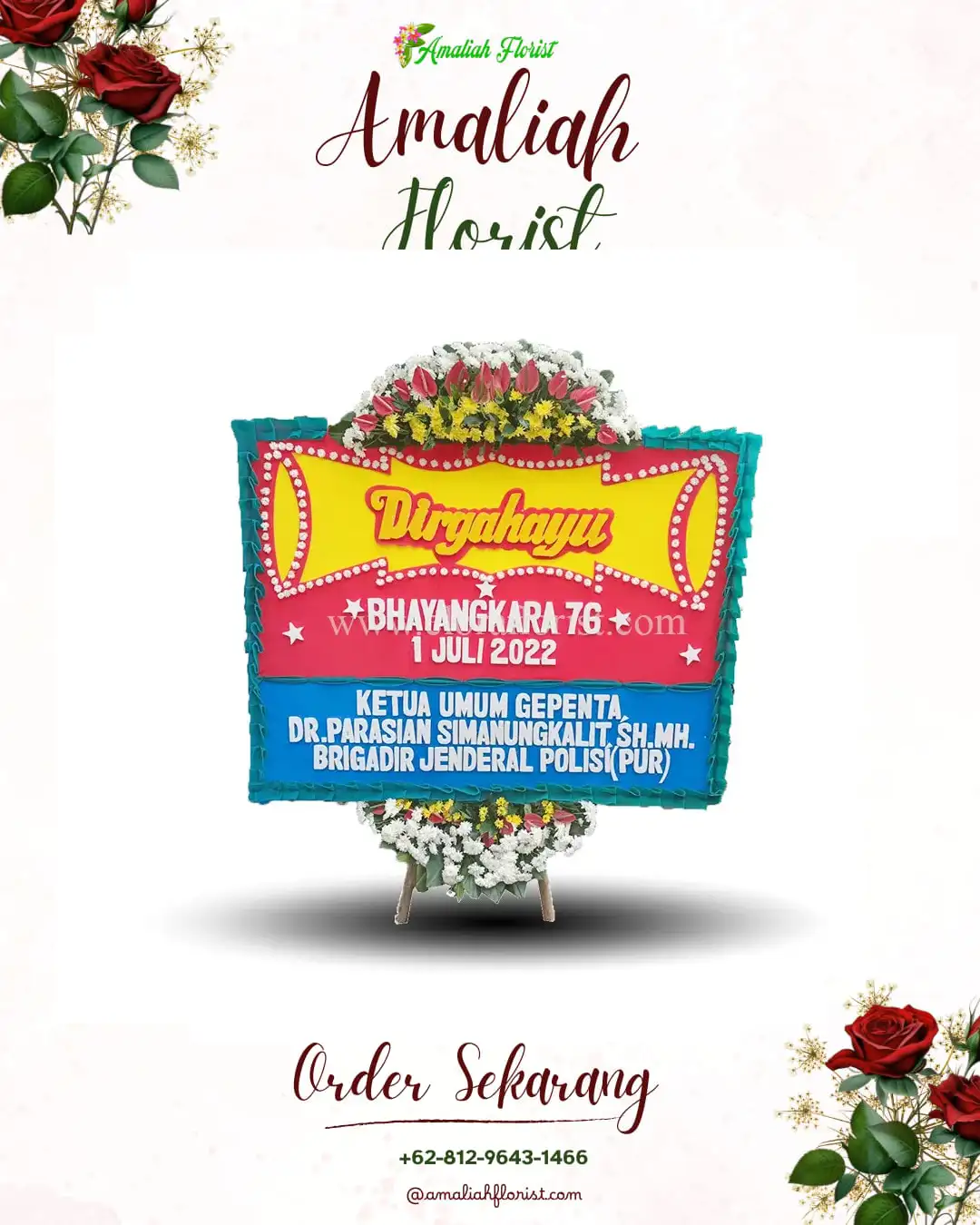 Papan Bunga HUT Ulang Tahun Regaloh